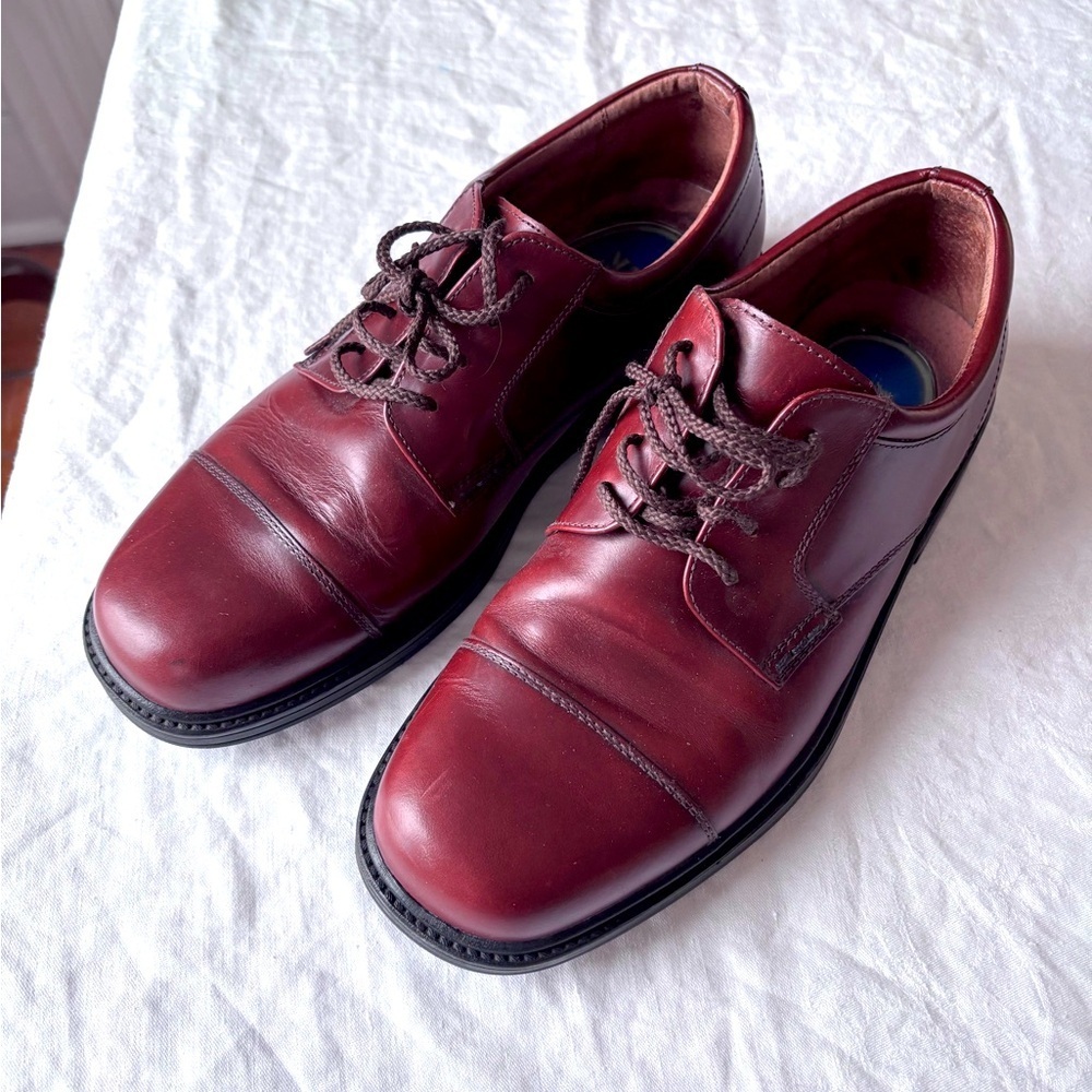 Men’s Nunn Bush Leather Lace Up Oxford Shoes Size 9M